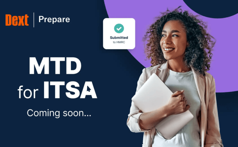 Dext is releasing an end-to-end MTD ITSA solution for accountants and bookkeepers logo