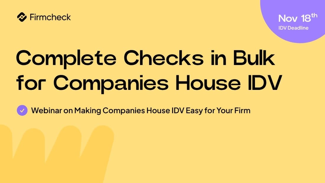 Complete Checks in Bulk for Companies House IDV image