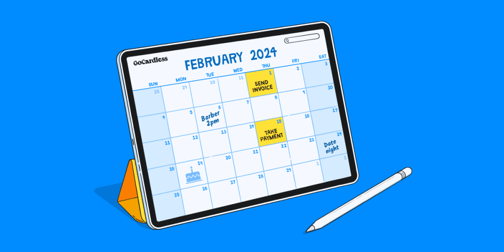 FreeAgent: Choose when to collect Direct Debits with slicker GoCardless payments image