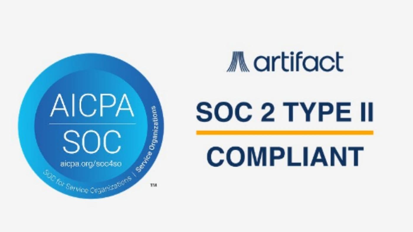 Artifact AI is officially SOC 2 Type II compliant logo