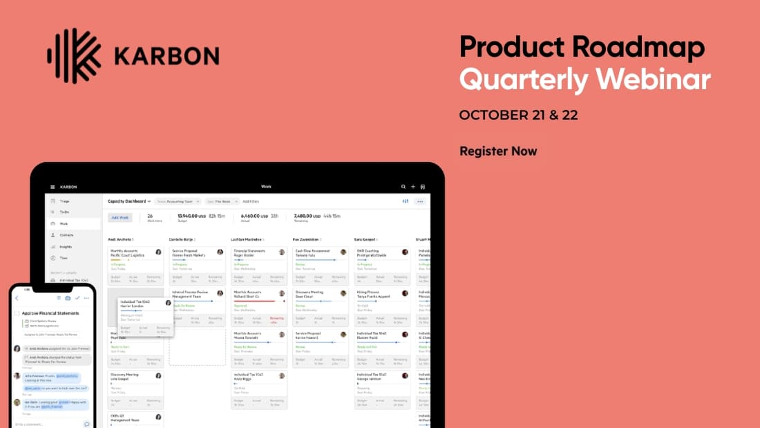 Karbon Product Roadmap, October 2025 logo