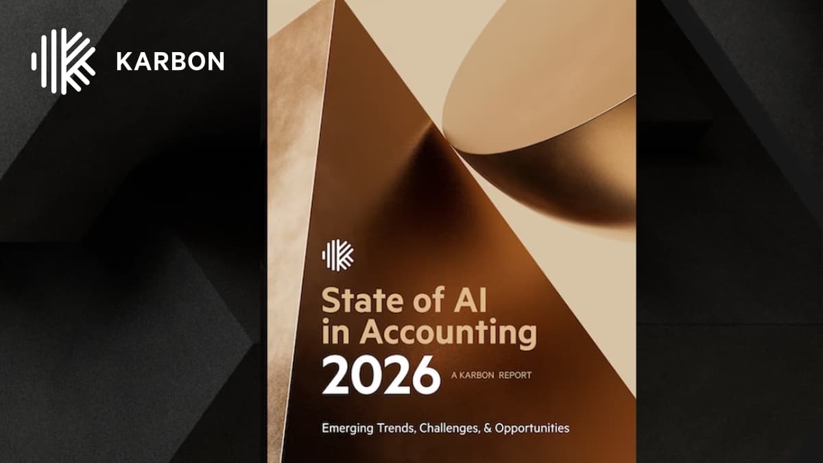 The State of AI in Accounting Report 2026 by Karbon logo