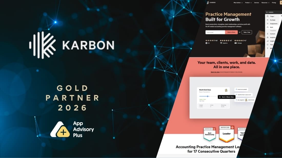 App Advisory Plus renews Gold Partnership with Karbon logo