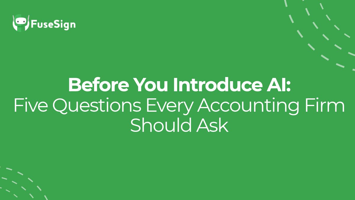 Before You Introduce AI: Five Questions Every Accounting Firm Should Ask logo